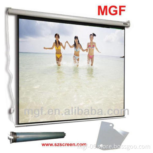 Motorised projector screens with remote control